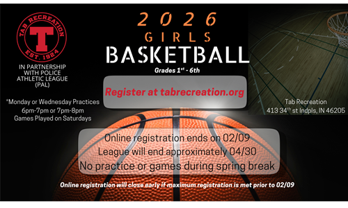 Girls Basketball Registration OPENS Jan. 1!